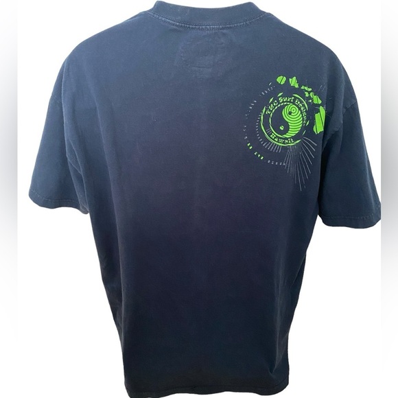 T&C Surf Designs Hawaii Black & Green Design Tee Shirt Men XL - Picture 3 of 7